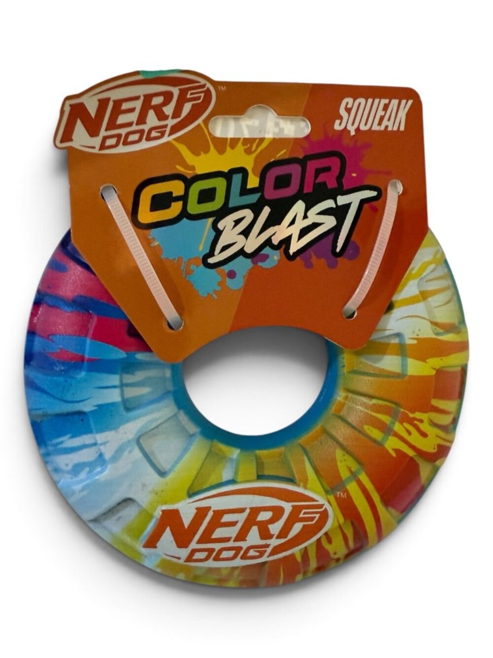 Nerf 2-pack, Donut Toy and Soft, Squeaky Ball - Toy Combo
